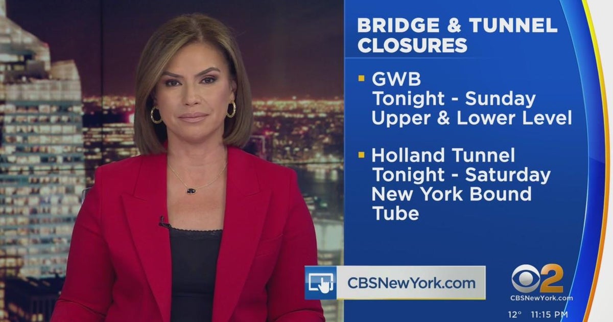 Port Authority announces closures affecting bridges, tunnels & trains