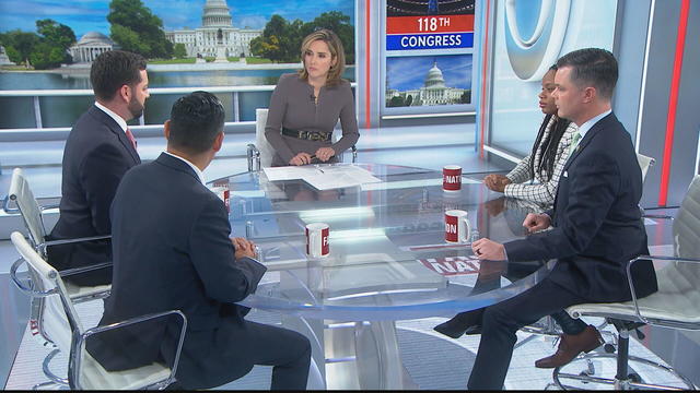 Reps. Robert Garcia, Mike Lawler, Summer Lee and Zach Nunn appear on "Face the Nation" on Sunday, Feb. 5, 2023. 