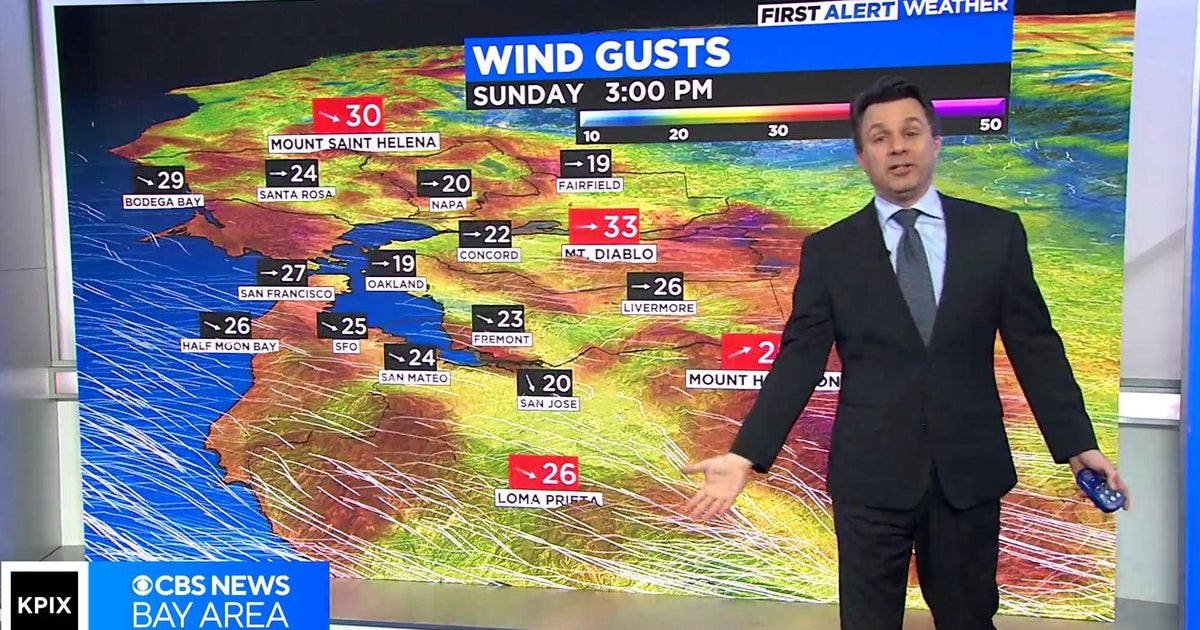 First Alert Weather Saturday Night Forecast - CBS San Francisco