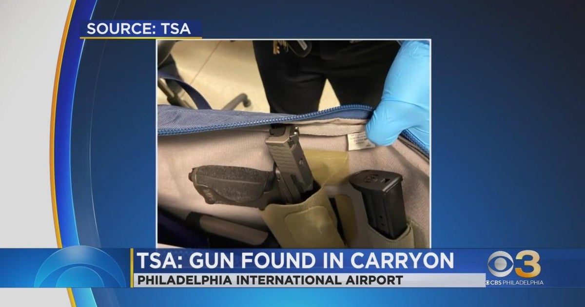 TSA stops man from carrying loaded gun with bullets onto flight at PHL ...