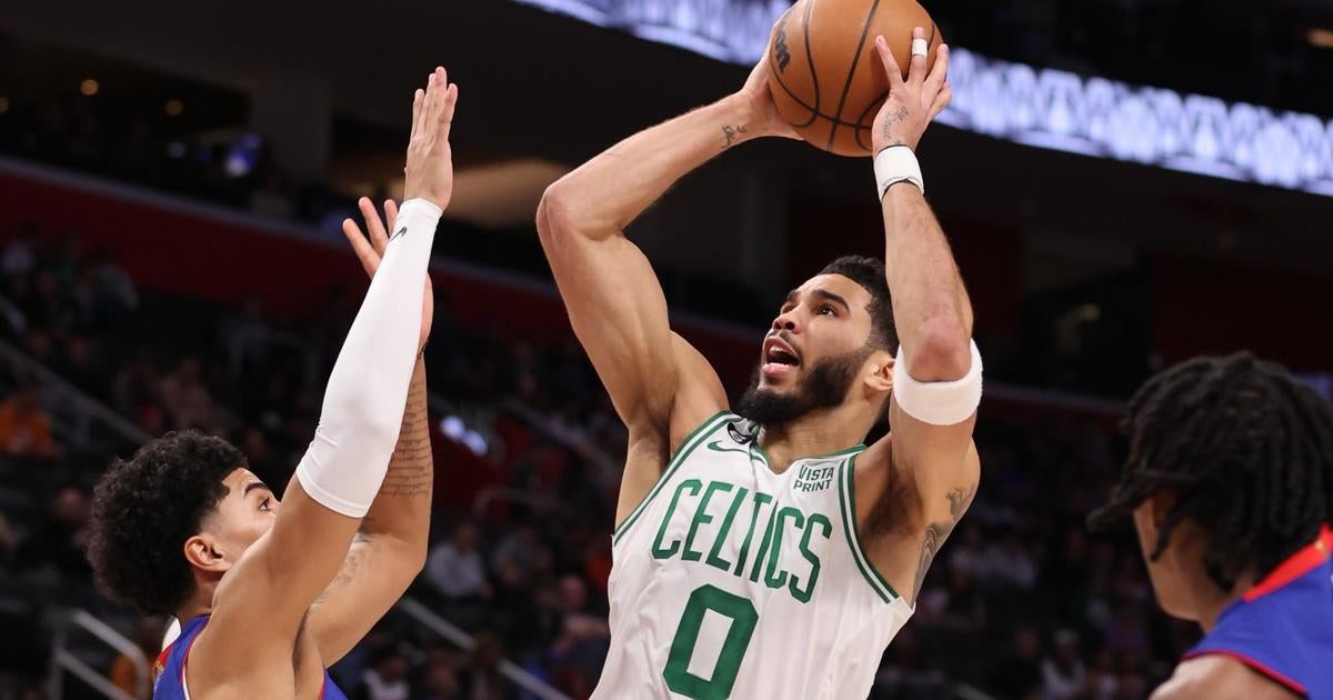 Jayson Tatum Scores 34, Celtics Cruise Past Pistons 111-99 - CBS Boston