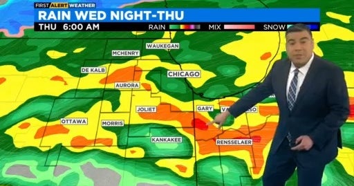 Chicago First Alert Weather: Windy and rainy - CBS Chicago