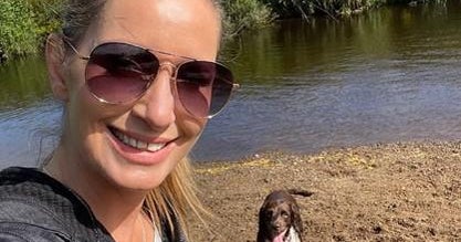 Police discover body in a river during search for missing British mother who vanished after dropping daughters off at school