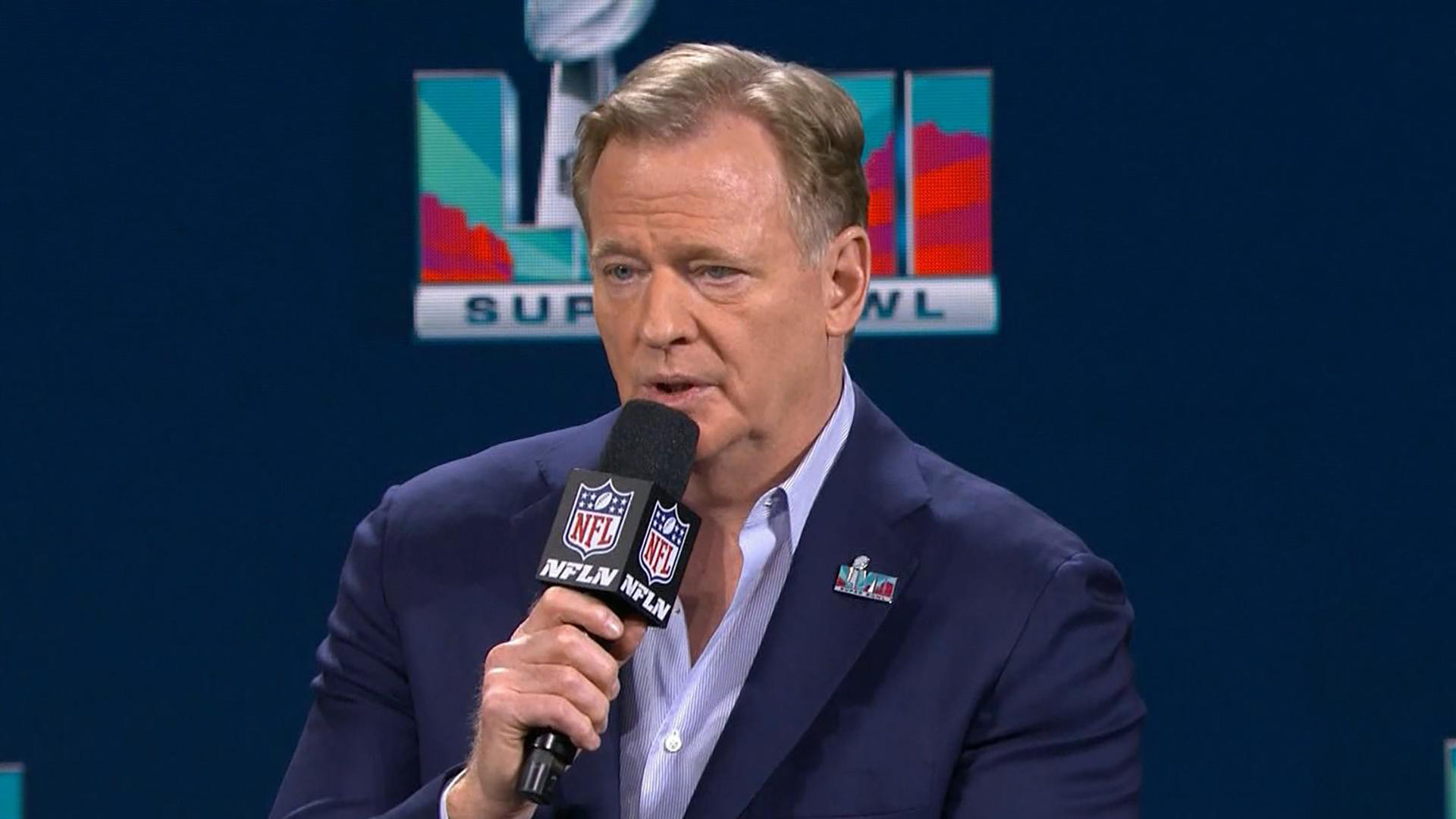 NFL Commissioner Roger Goodell addresses diversity efforts, state of  officiating ahead of Super Bowl LVII