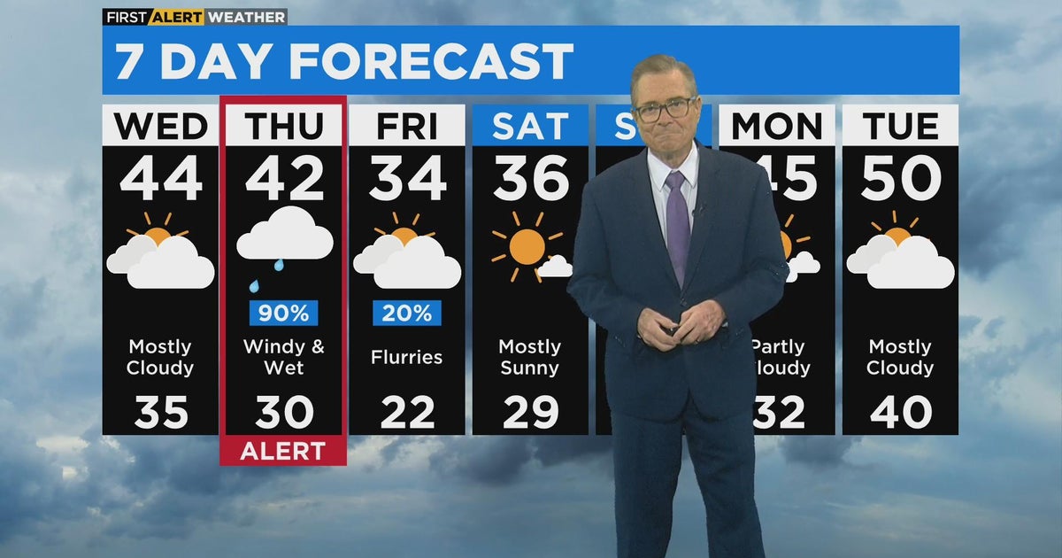 First Alert Weather: Rain returns tonight - CBS Chicago