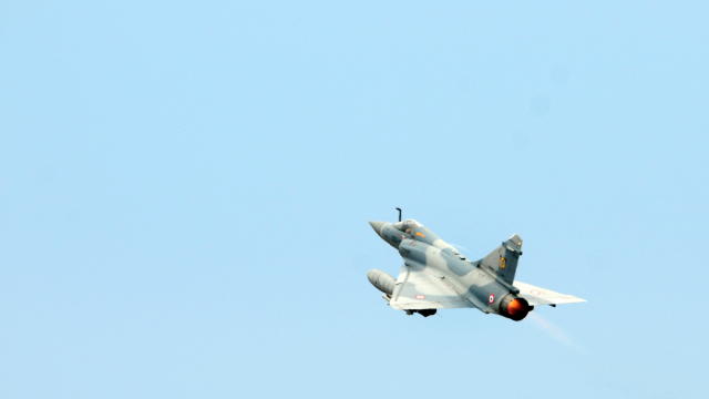 TO GO WITH AFP STORY A French Mirage 200 