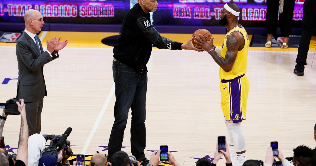 Why Kareem Abdul-Jabbar is 'happy' LeBron broke his NBA scoring record