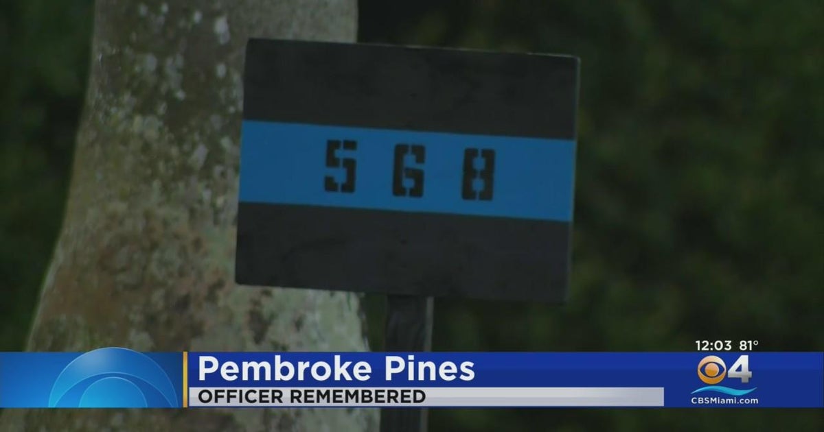 Memorial marks place of Pembroke Pines police officer’s lethal incident
