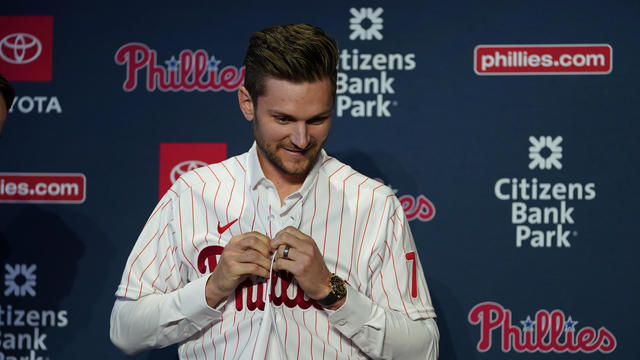 CLEARWATER, FL - FEBRUARY 21: Philadelphia Phillies infielder Trea