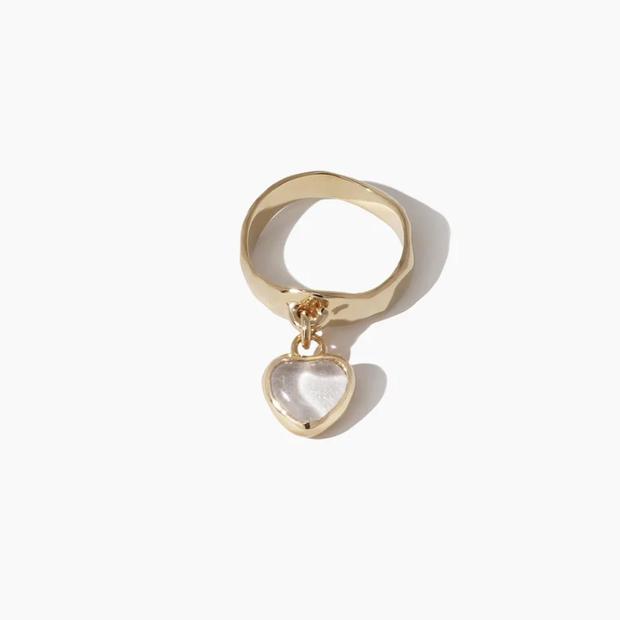 CLED Heart Dangling Ring 