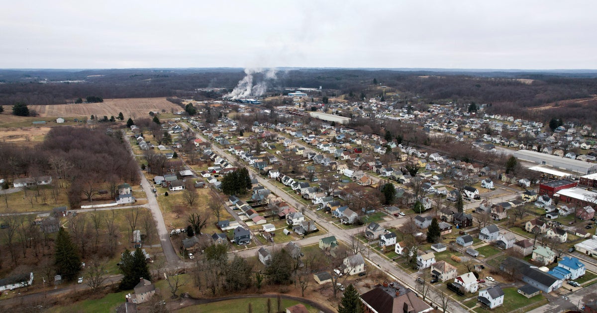 Cautious residents return home after toxic chemical train derailment