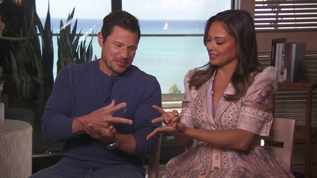 "Love Is Blind" hosts Nick and Vanessa Lachey "Love is work, and it