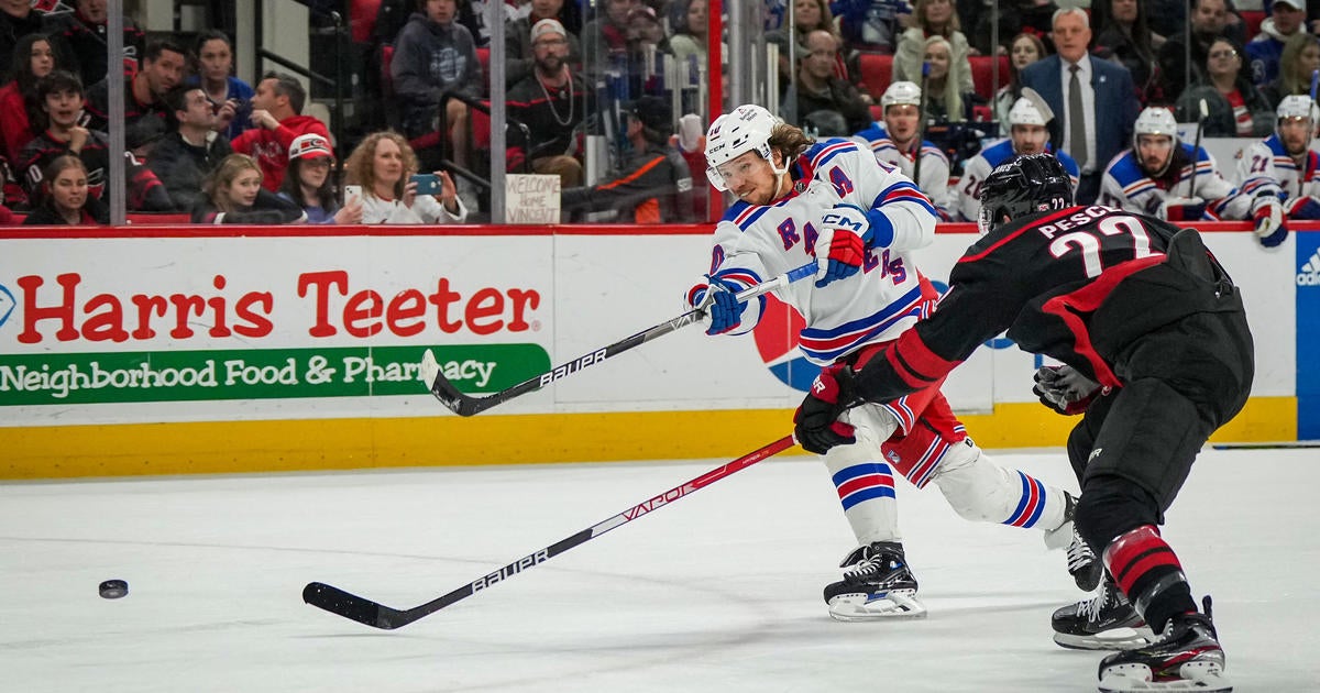 Panarin's 4-goal Night Helps Rangers Stop Hurricanes' Streak - CBS New York