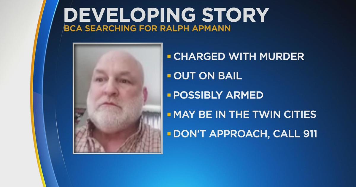 BCA: Ralph Apmann was no-show in murder trial hearing; is armed and may be  in metro - CBS Minnesota