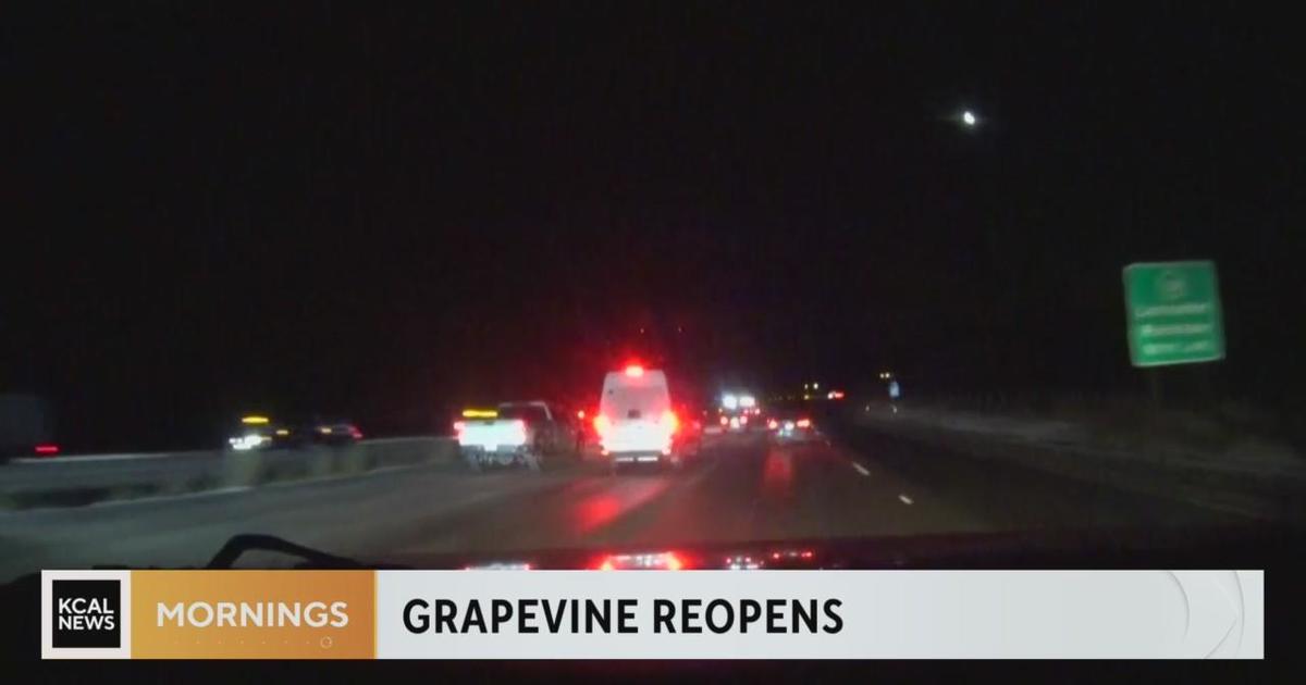 Grapevine reopens after overnight 5 Freeway closure CBS Los Angeles