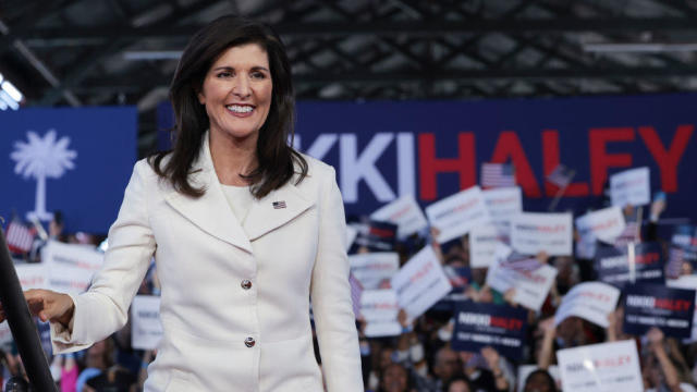 Former South Carolina Gov. and U.N. Ambassador Nikki Haley arrives for an event launching her candidacy for the presidency on Feb. 15, 2023, in Charleston, South Carolina. 