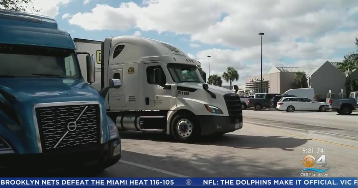 Truck drivers available instruction on how to place human trafficking