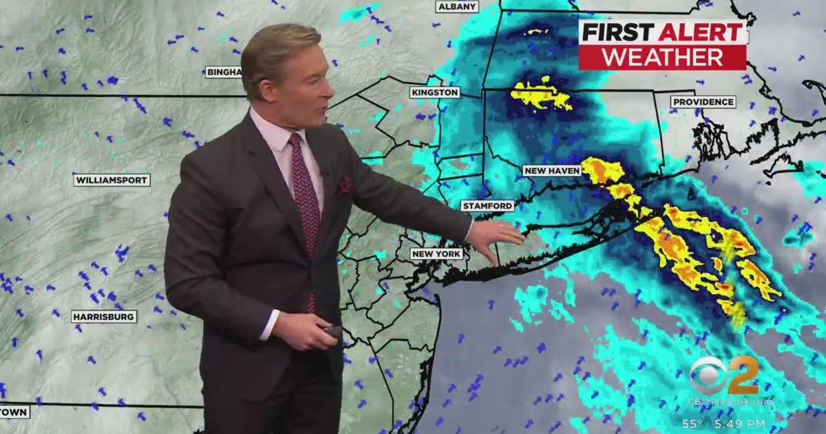First Alert Weather: CBS2's 2/16 Thursday evening update - CBS New York