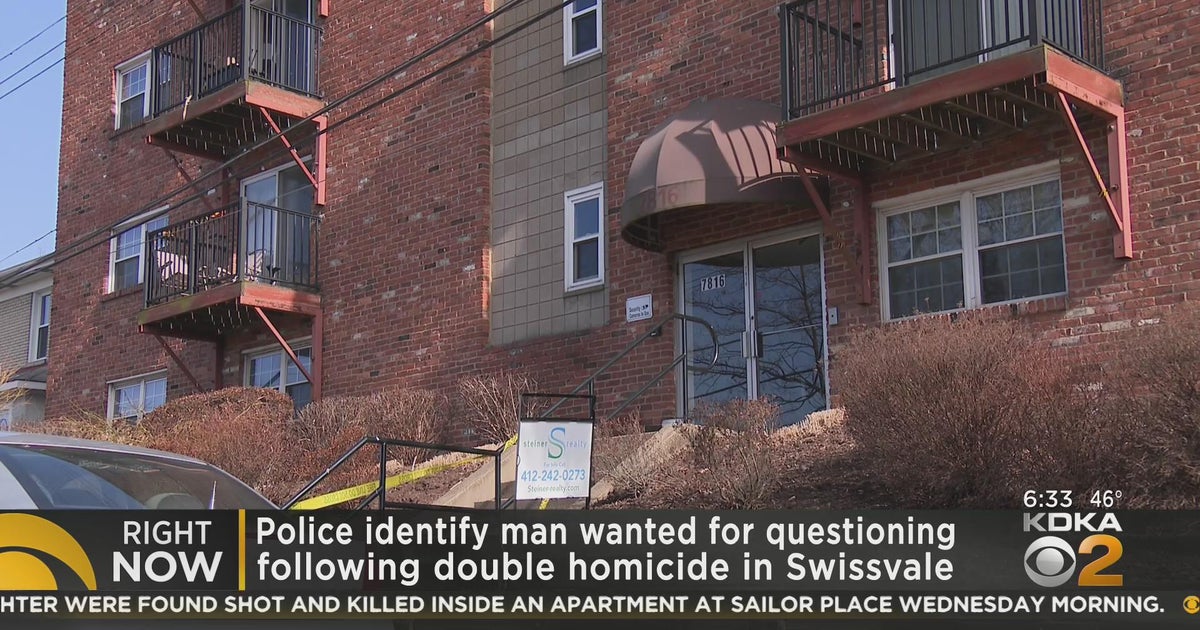 Man wanted for questioning in Swissvale double homicide CBS Pittsburgh
