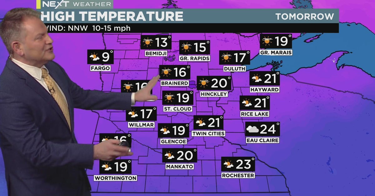 NEXT Weather 10 p.m. report CBS Minnesota