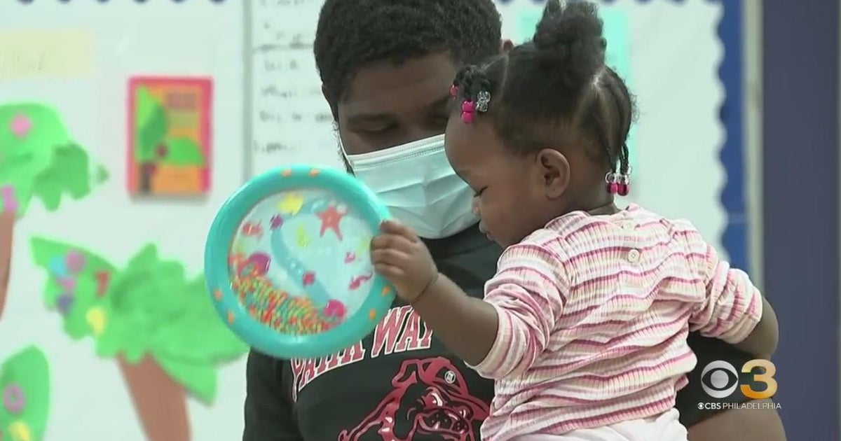 Philadelphia students learning about early childhood education - CBS