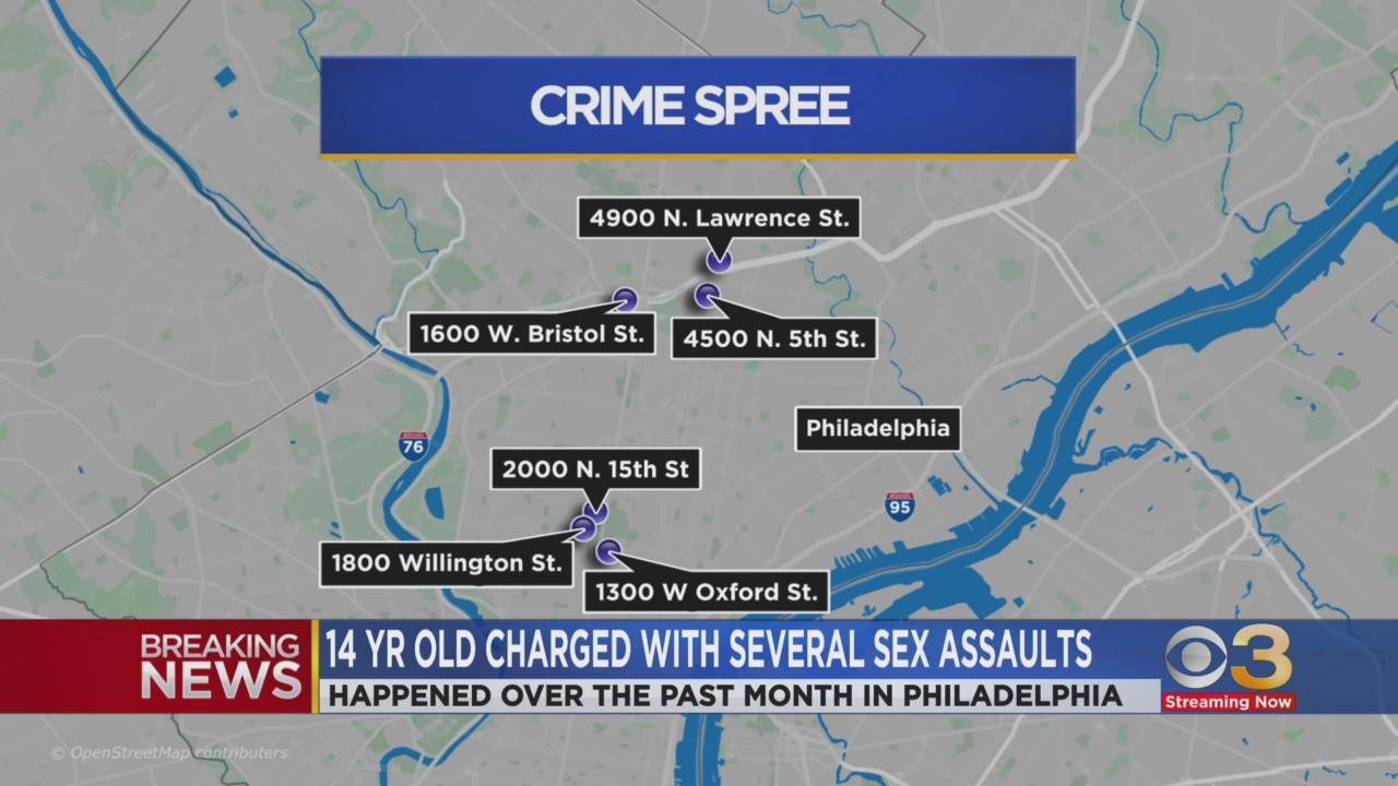 1280px x 720px - Update on 14-year-old boy charged with 6 sex assaults - CBS Philadelphia