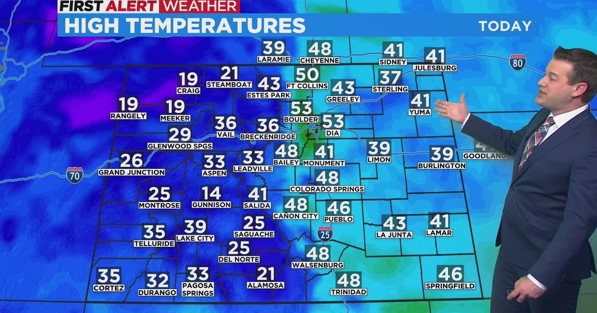 Warmup arrives just in time for the weekend - CBS Colorado