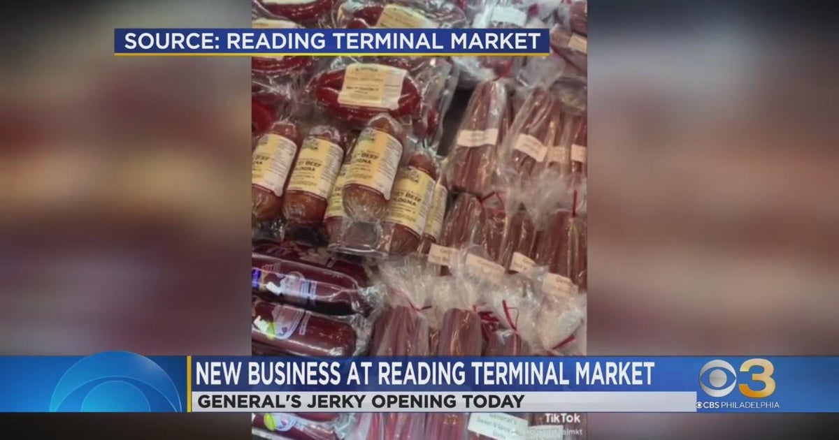 Reading Terminal Market opens new store General's Jerky CBS Philadelphia