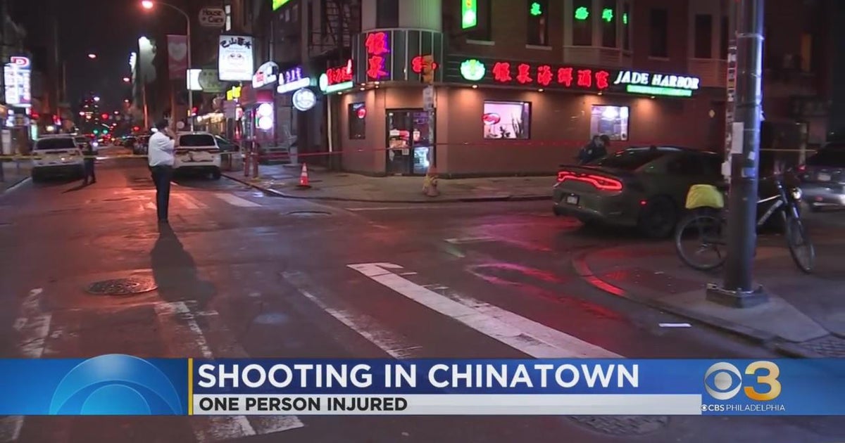 Police Man injured in Chinatown shooting CBS Philadelphia