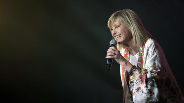 Olivia Newton-John performing in 2020 