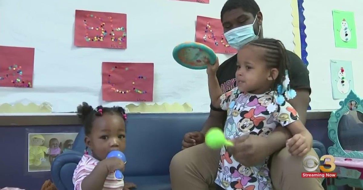 Philadelphia students learning about early childhood education - CBS