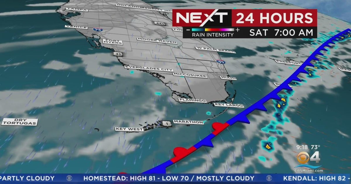 Forecast for Saturday, 2/18/23 CBS Miami