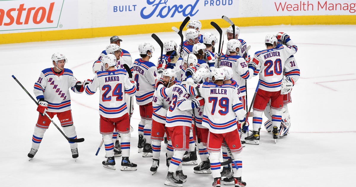 Rangers beat Oilers 5-4 in shootout for 7th straight victory - CBS New York