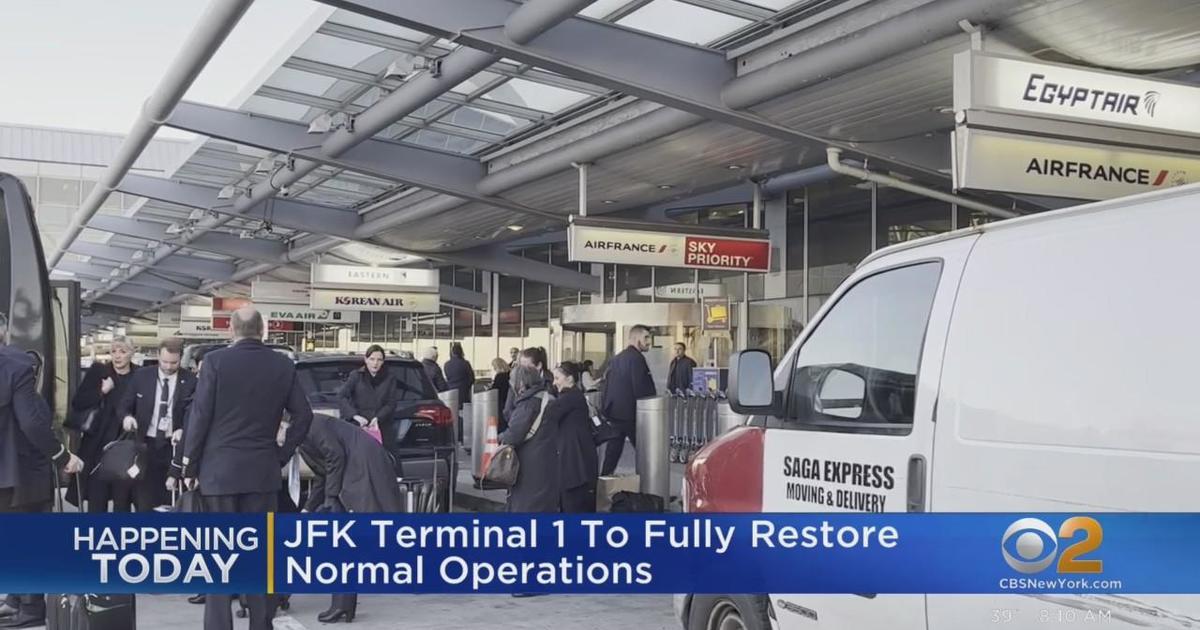 JFK to restore normal operations at Terminal 1 CBS New York