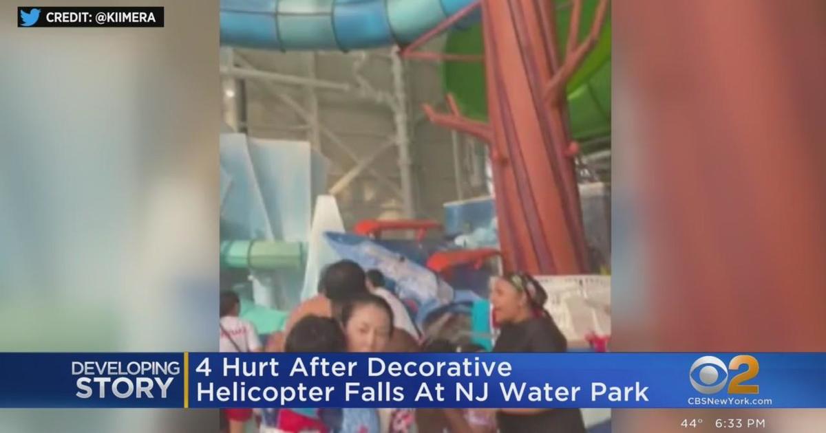 4 hurt after decorative helicopter falls at N.J. water park