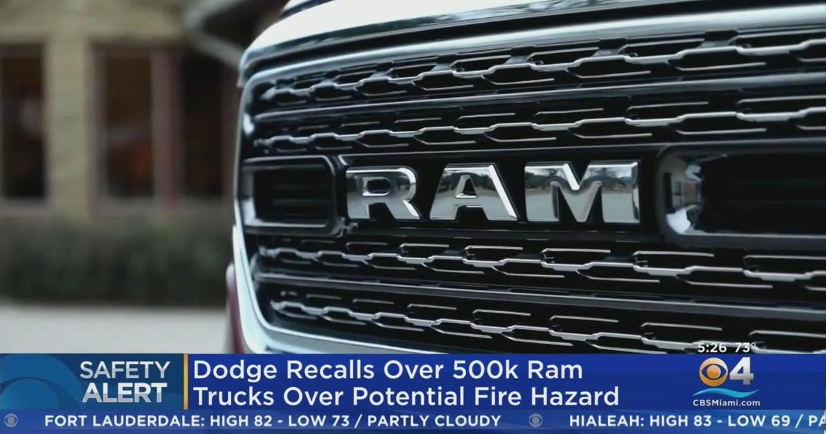 Dodge Recalls 300,000 Ram Trucks - CBS Miami