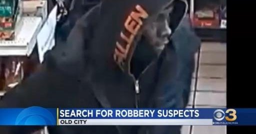 Police searching for suspects in Old City robbery - CBS Philadelphia