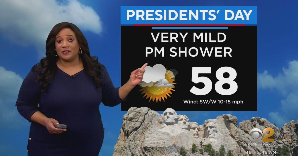 First Alert Weather: Mild Monday - CBS New York