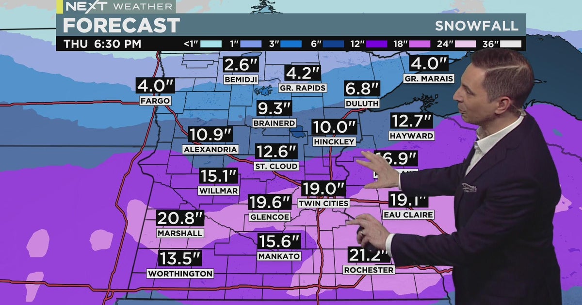 NEXT Weather 4 p.m. weather report CBS Minnesota