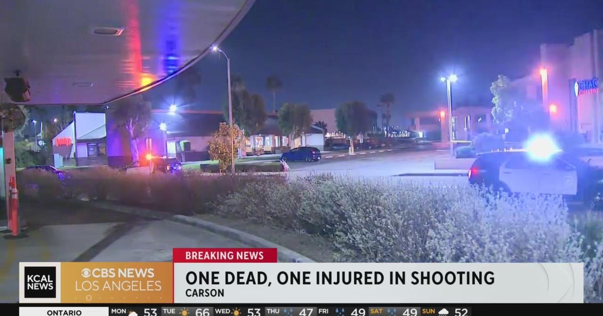 Carson shooting 1 dead, 1 wounded at SouthBay Pavilion CBS Los Angeles