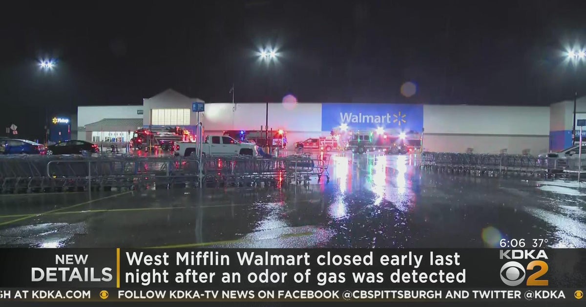 West Mifflin Walmart closed early due to gas odor CBS Pittsburgh