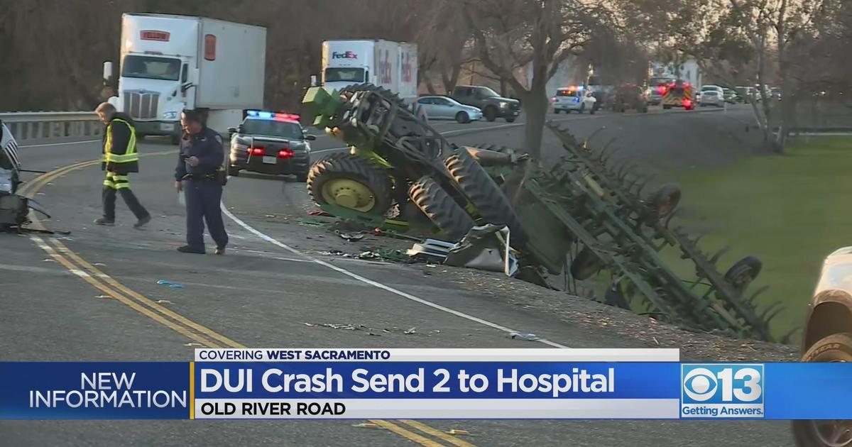 DUI Crash On Old River Road Near West Sacramento Leaves 2 Hospitalized ...