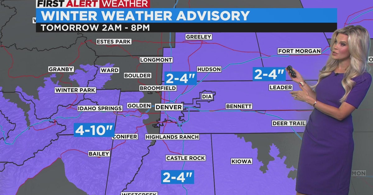 Blast Of Snow And Bitter Cold Heading For Colorado - CBS Colorado