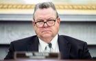 Sen. Jon Tester listens to testimony during a Senate Veterans' Affairs Committee hearing on Feb. 16, 2023. 
