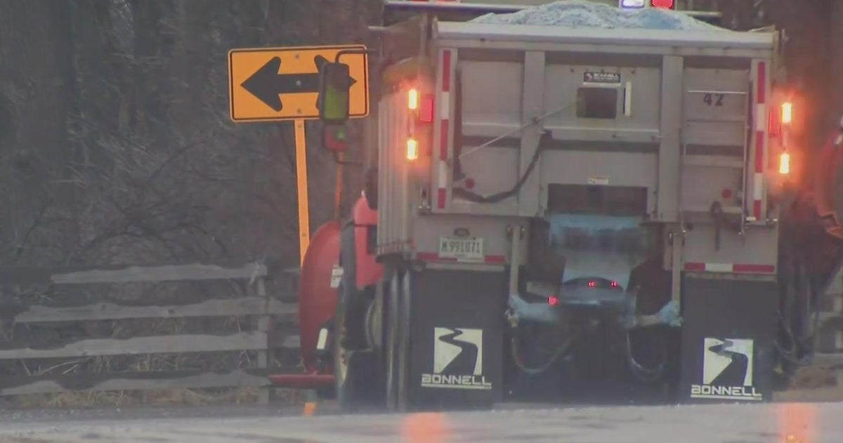 McHenry County crews battle rain, icy road conditions CBS Chicago