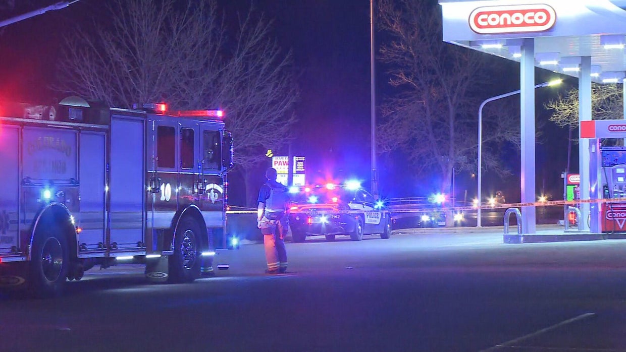 2 adults, 3 juveniles shot at gas station in Colorado Springs - CBS ...