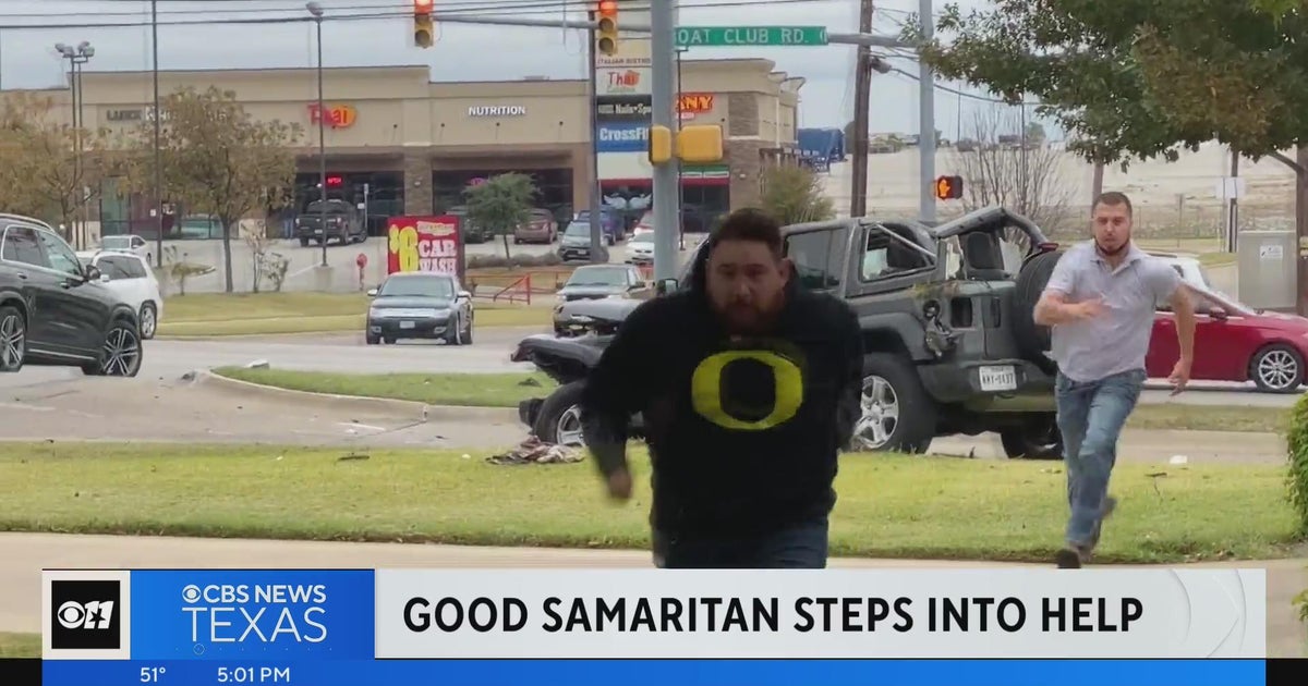Good Samaritan chases down accused DWI suspect - CBS Texas