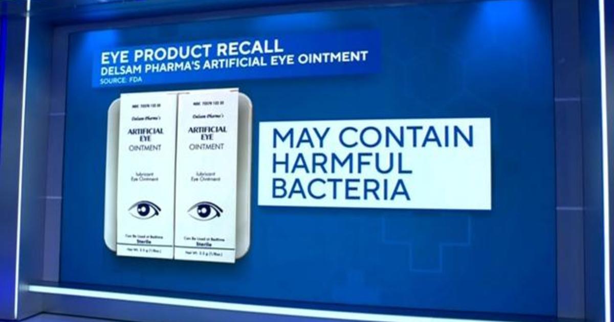 Eye product recalled after doable contamination