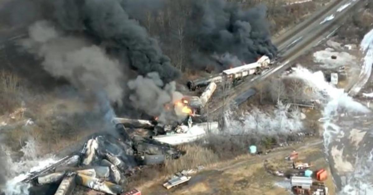Estimated animal death toll from Ohio train derailment tops 43,700 as time  frame for environmental recovery remains uncertain, officials say - CBS News