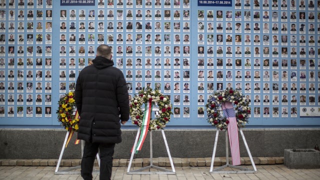 First anniversary of Russia-Ukraine war in Kyiv 